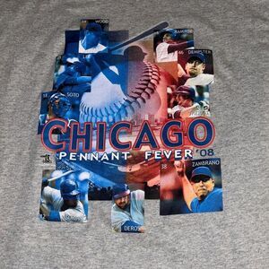 Chicago Cubs Pennant Fever 08 T shirt Men’s Large